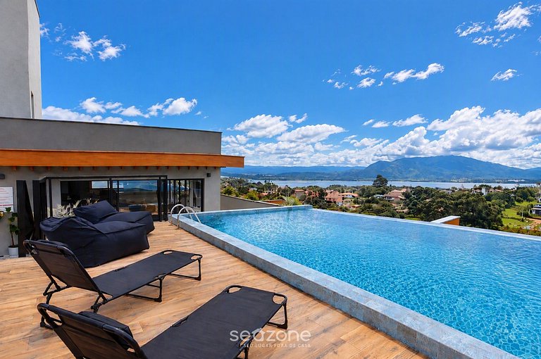 Studio c/ Varanda e Piscina, Praia do Rosa RUT0016