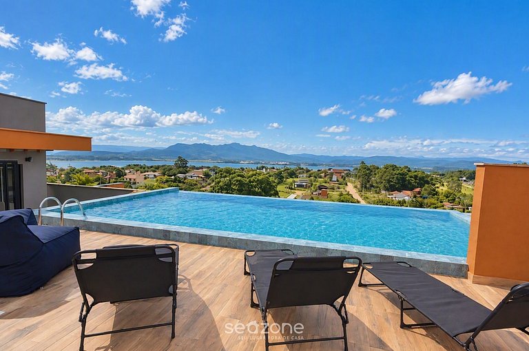 Studio em Cond. c/ Piscina e Varanda RUT0021