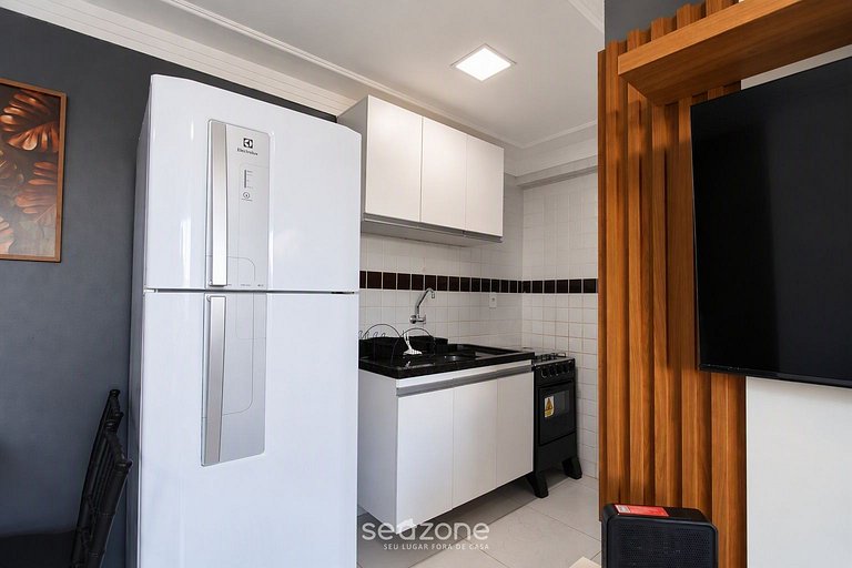 Studio em Cond. c/ Piscina e Vista VEM0201