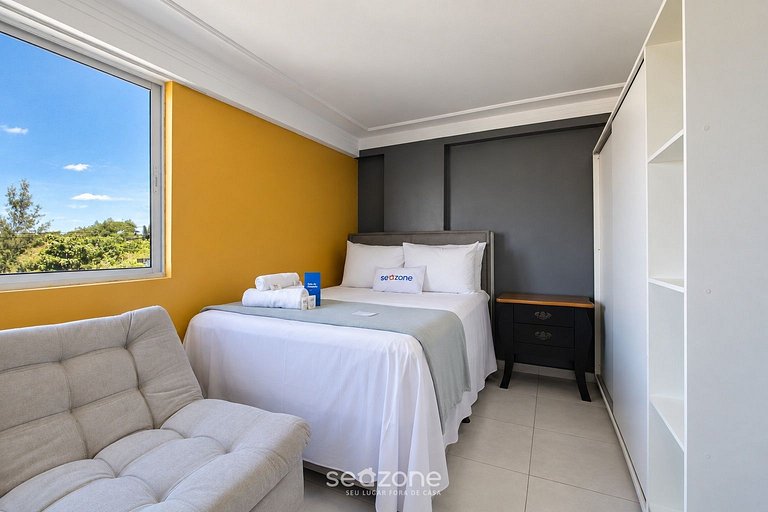 Studio em Cond. c/ Piscina e Vista VEM0201