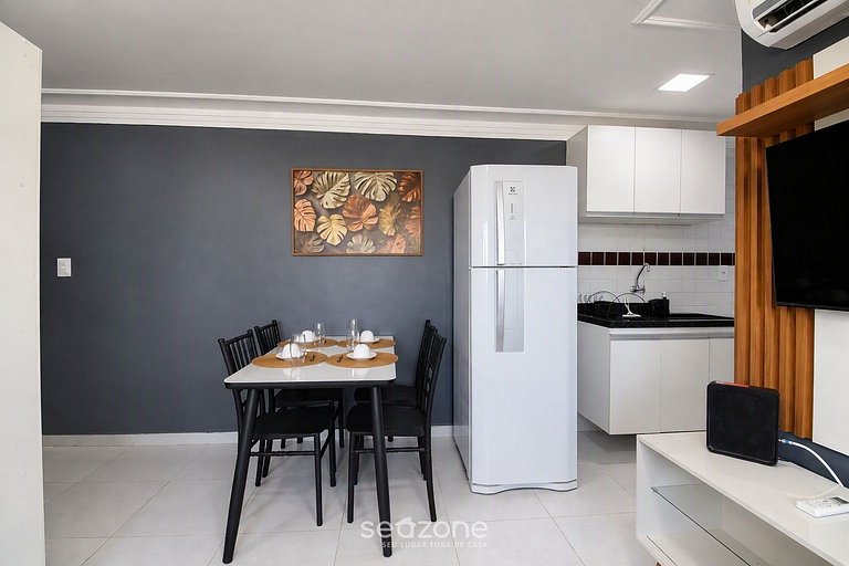 Studio em Cond. c/ Piscina e Vista VEM0201