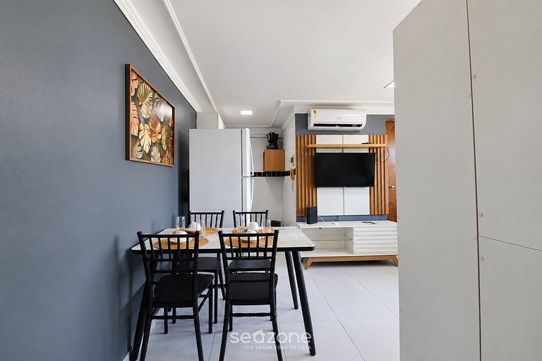 Studio en Condo. c/ Piscina y Vista VEM0201