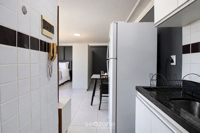 Studio en Condo. c/ Piscina y Vista VEM0201