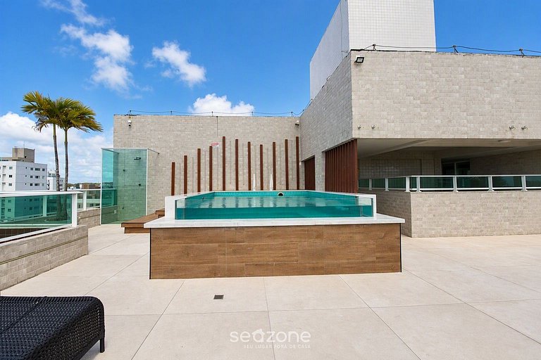 Studio em Cond. c/ Piscina e Vista VEM0201