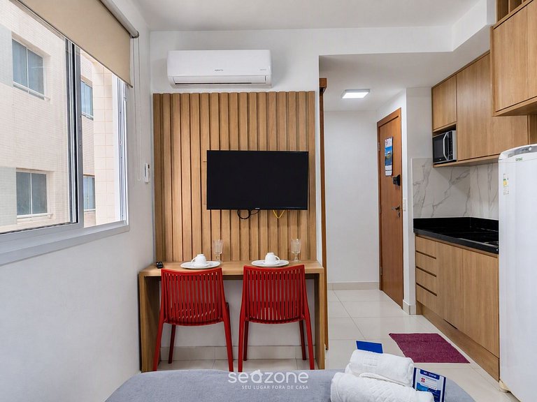 Studio en Cond. c/ Piscina cerca de Playa EPI0409