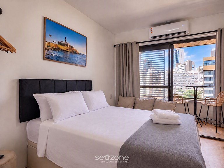 Studio em Cond. c/ Piscina a 680m do Mar EUB1302