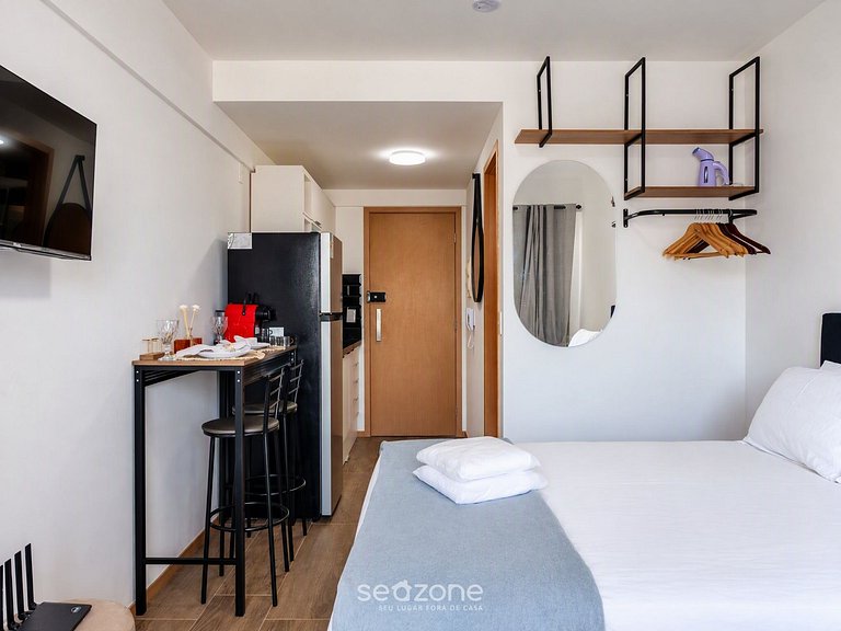 Studio en Condo. c/ Piscina a 680m Mar EUB1302