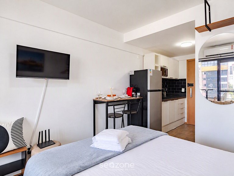 Studio en Condo. c/ Piscina a 680m Mar EUB1302