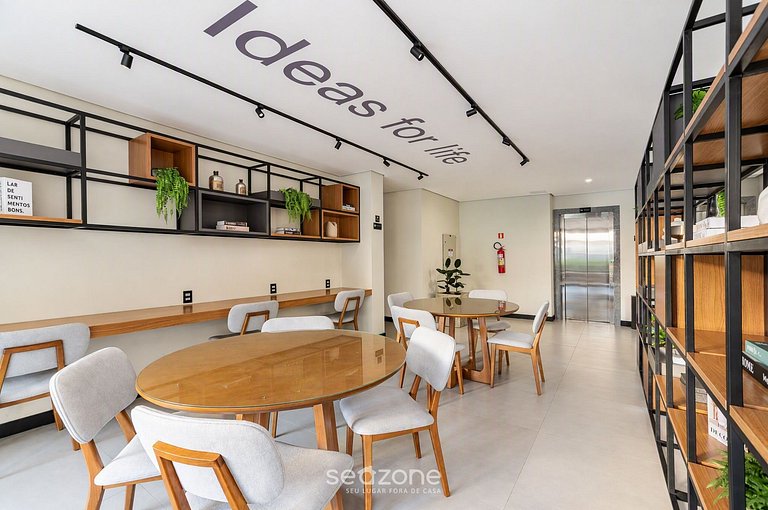 Studio em Cond. c/ Piscina a 680m do Mar EUB1302