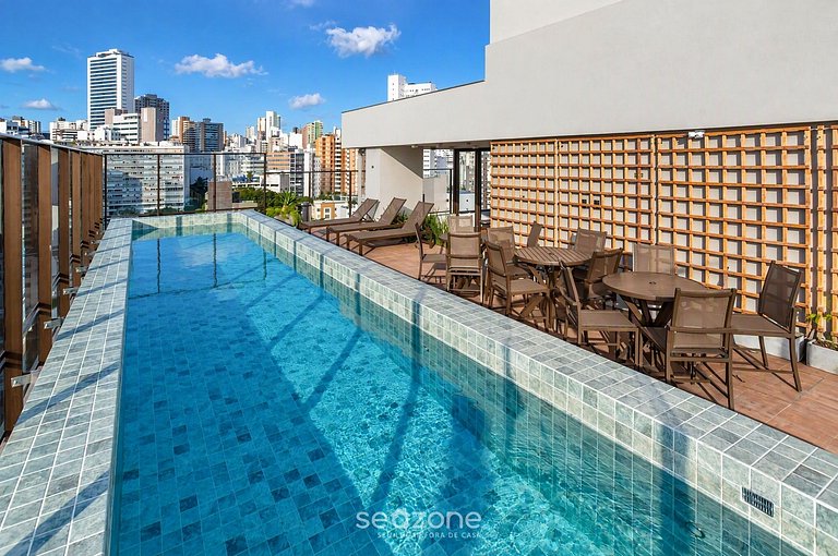Studio en Condo. c/ Piscina a 680m Mar EUB1302