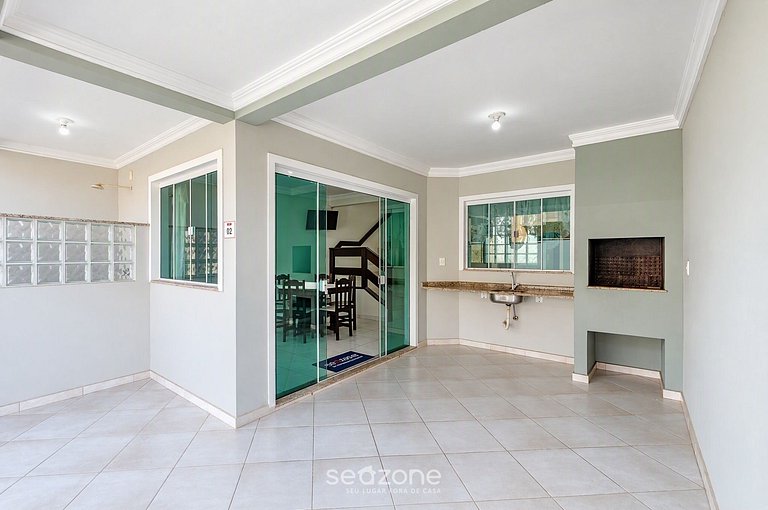 Casa c/ churrasq. a 720m da Praia JOS0002