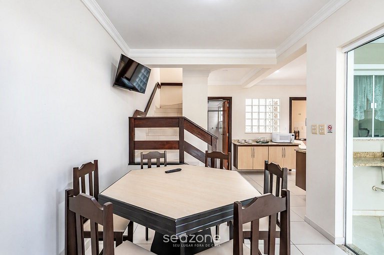 Casa c/ churrasq. a 720m da Praia JOS0002