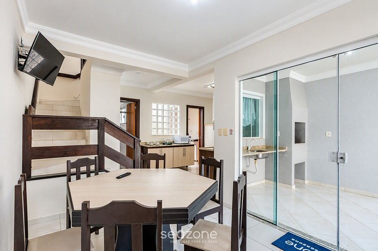 Casa c/ churrasq. a 720m da Praia JOS0002
