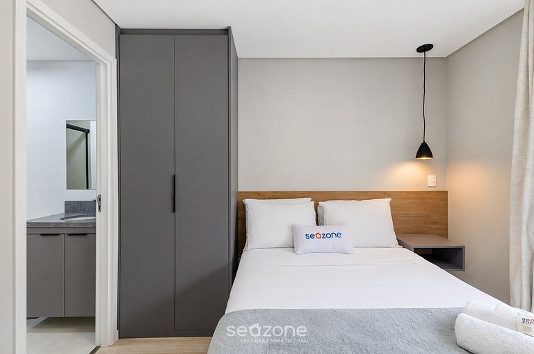 Studio em Cond. c/ Vista Cid. COV0616