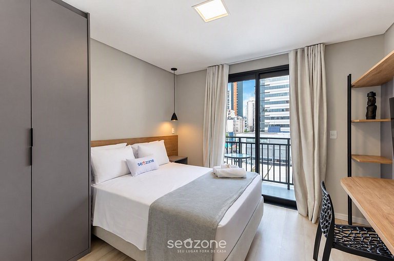 Studio em Cond. c/ Vista Cid. COV0616