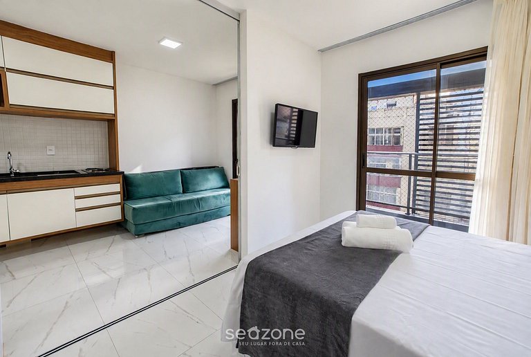 Apto. en condo c/ pisc. SFB0402