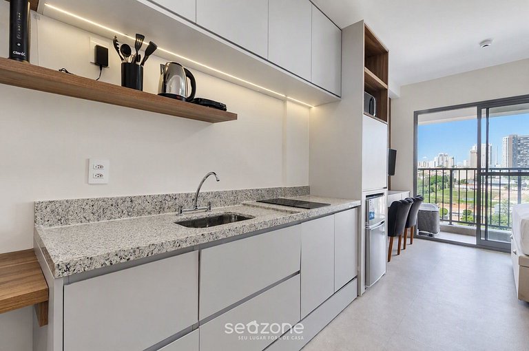 Studio em Cond. c/ Piscina PKN0146