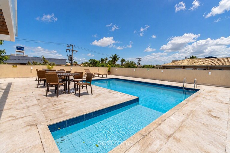 Apto c/ Piscina e Vista Lago, Portinho CFR0203