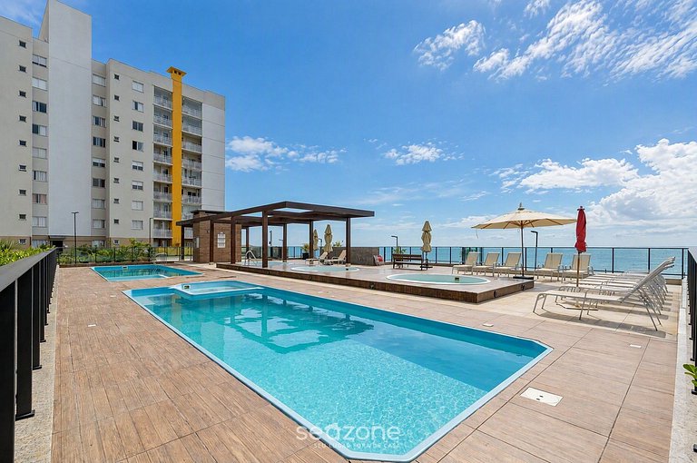 Apto. c/ vista al Mar en Condo. c/ Pisc. VAC0804