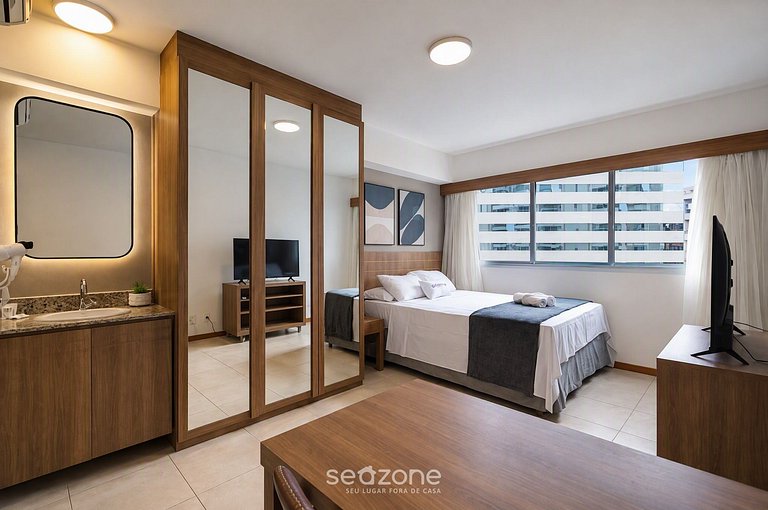 Studio en Condo. c/ Piscina y Vista SMZ1412