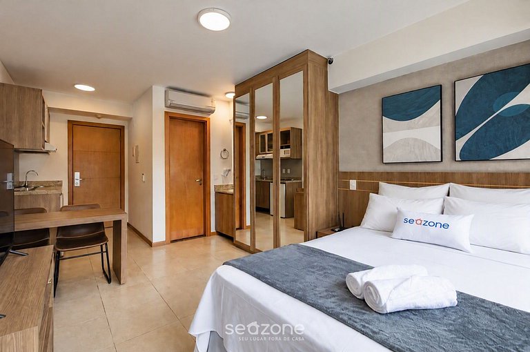 Studio en Condo. c/ Piscina y Vista SMZ1412