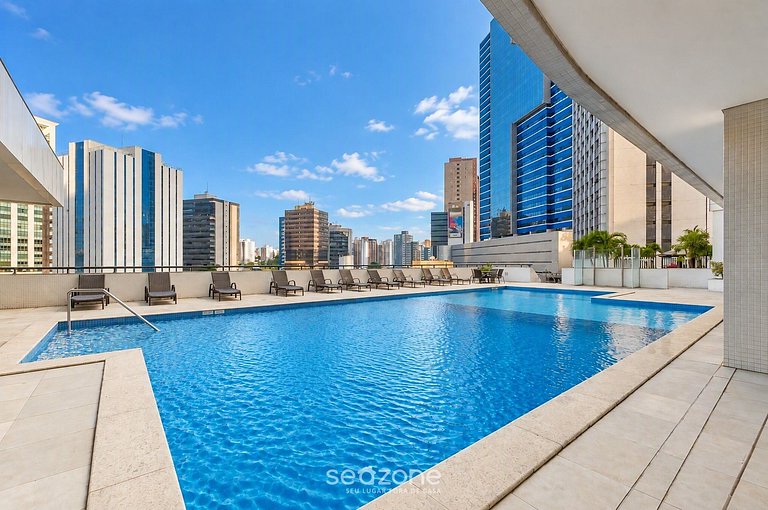 Studio em Cond. c/ Piscina MSB1803