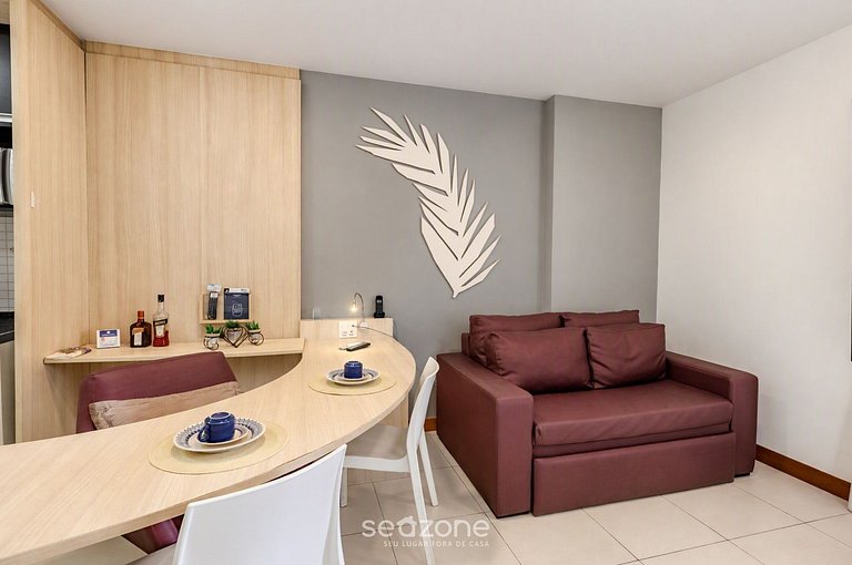 Studio em Cond. c/ Piscina MSB1803