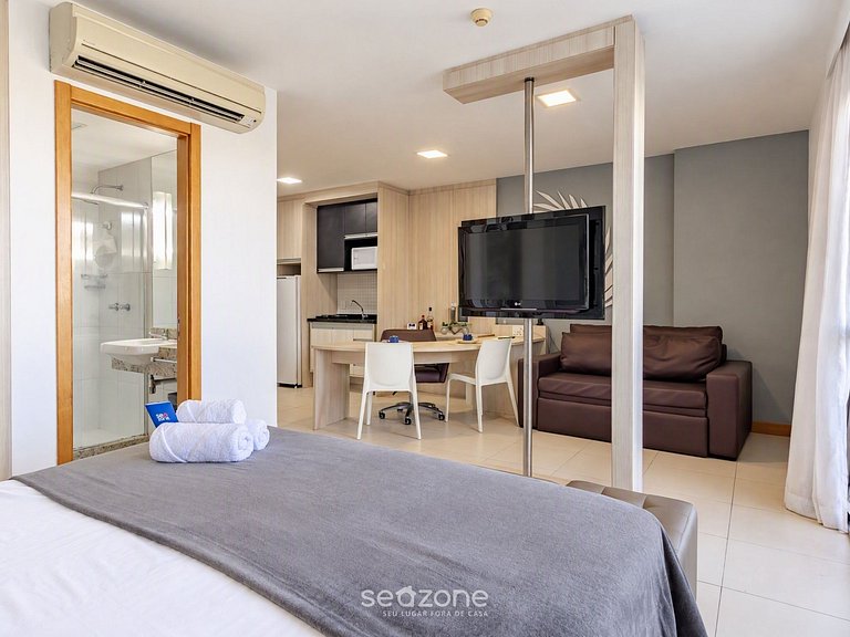 Studio em Cond. c/ Piscina MSB1803