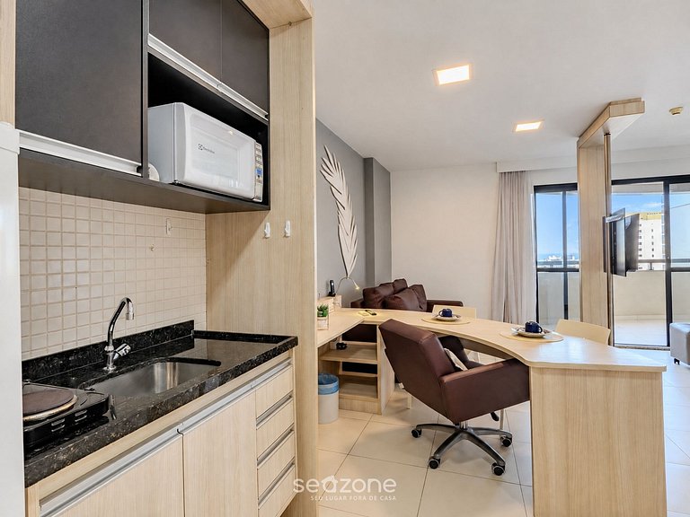 Studio en Condo. c/ Piscina MSB1803