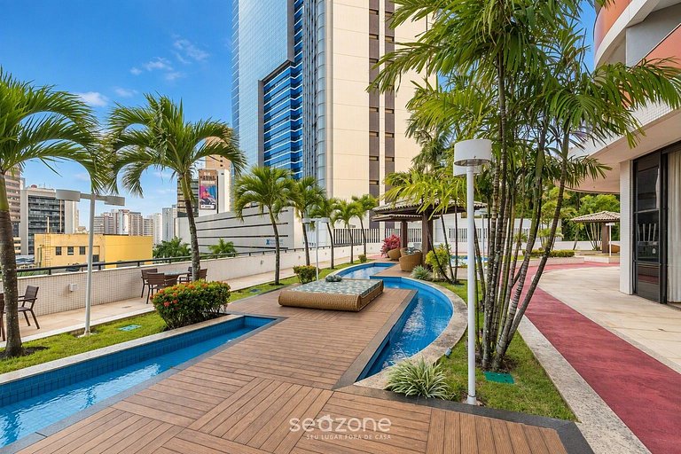 Studio em Cond. c/ Piscina MSB1803