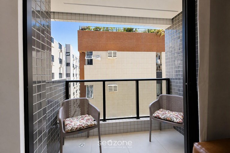Apto. em Cond. c/ Piscina a 860m da Praia SSI0408