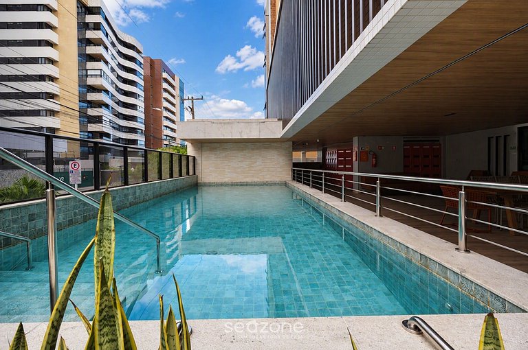 Apto. em Cond. c/ Piscina a 860m da Praia SSI0408