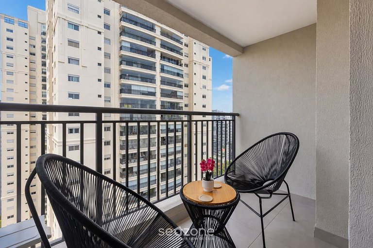 Studio Bem localizado em Cond. c/ Piscina MVO2402