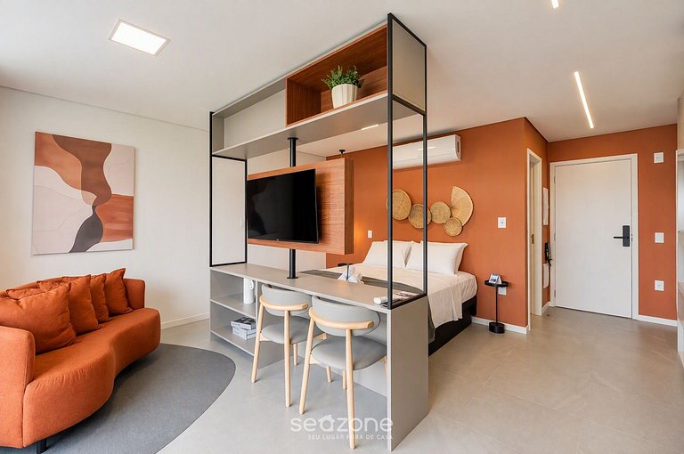 Studio Bem localizado em Cond. c/ Piscina AET613
