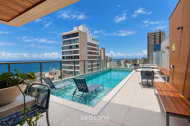 Studio en Condo. c/ Piscina en Barra CAO0203