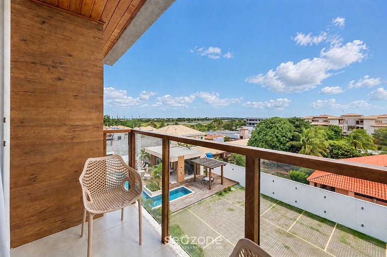 Apto em Cond. c/ Piscina e Churrasq. AGA0304