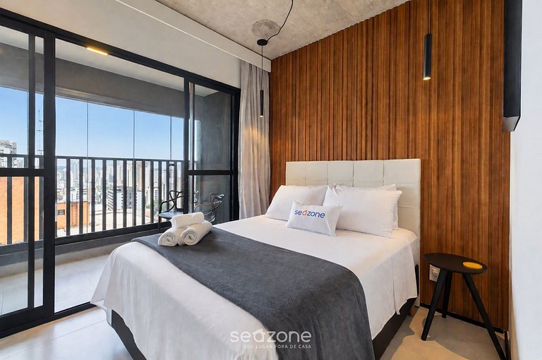 Studio Bem localizado em Cond. c/ Terraço OFA1618