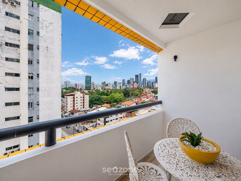 Apto. a 160m da Lagoa em Cond. c/ Piscina NED0801
