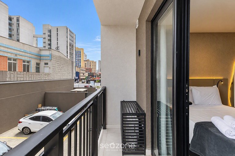 Studio em Cond. c/ Vista p/ Cidade COV0209